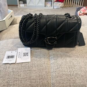 NWT Coach Quilted Tabby 20
